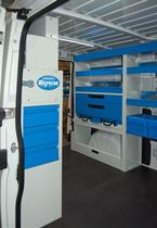 04_Shelving with side access in a Ducato mobile workshop by Syncro New Zealand